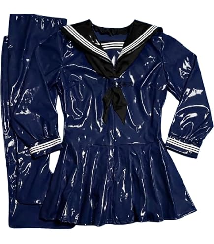 Amazon.co.jp: 長袖タイプラバーセーラー服 セミオーダー ラバー